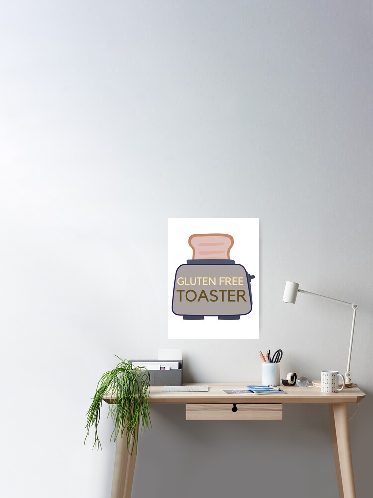 Gluten Free Toaster - Coeliac Sticker for Sale by Fan Favourite Franchises
