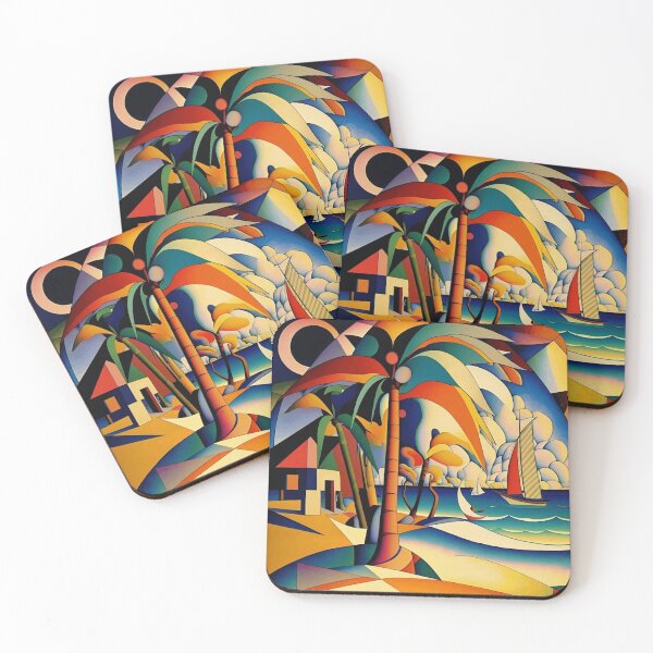 Item preview, The Philippine Islands - Abstract Art Style designed and sold by ArtNouveauChic.
