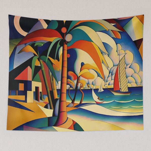 Item preview, The Philippine Islands - Abstract Art Style designed and sold by ArtNouveauChic.