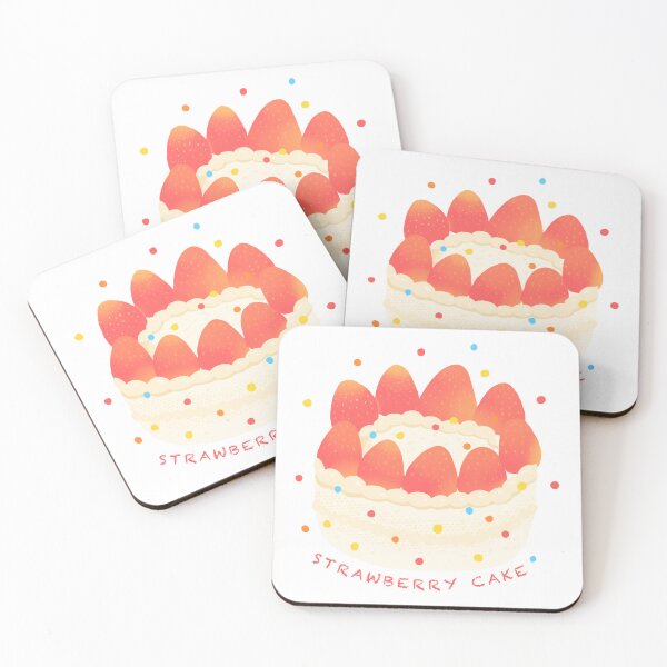 Item preview, Cute Strawberry cake designed and sold by Narukuku.