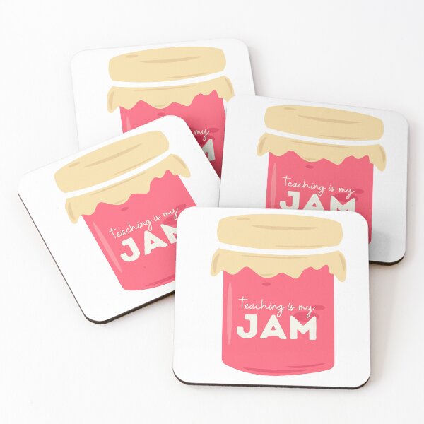 Item preview, Teaching is my Jam Pink Jar designed and sold by annmariestowe.