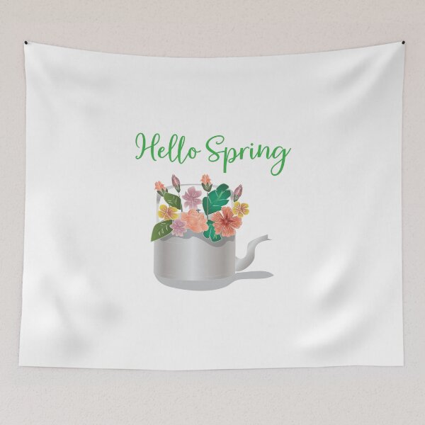 Item preview, Hello Spring Sign designed and sold by karyalangit.