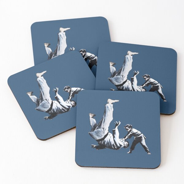 Item preview, Banksy Ukraine Judo Boy Putin - Satirical Stencil Art designed and sold by WE-ARE-BANKSY.