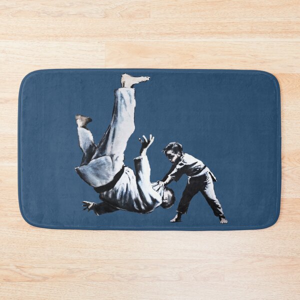 Item preview, Banksy Ukraine Judo Boy Putin - Satirical Stencil Art designed and sold by WE-ARE-BANKSY.