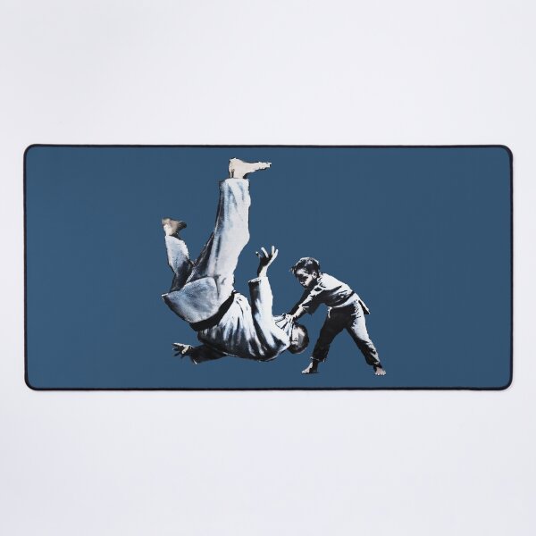 Item preview, Banksy Ukraine Judo Boy Putin - Satirical Stencil Art designed and sold by WE-ARE-BANKSY.