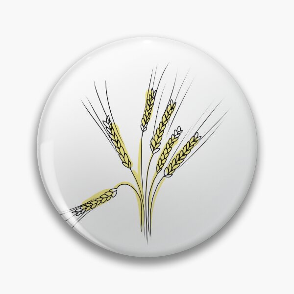 Item preview, Minimalist Wheat Ear designed and sold by anycolorart.