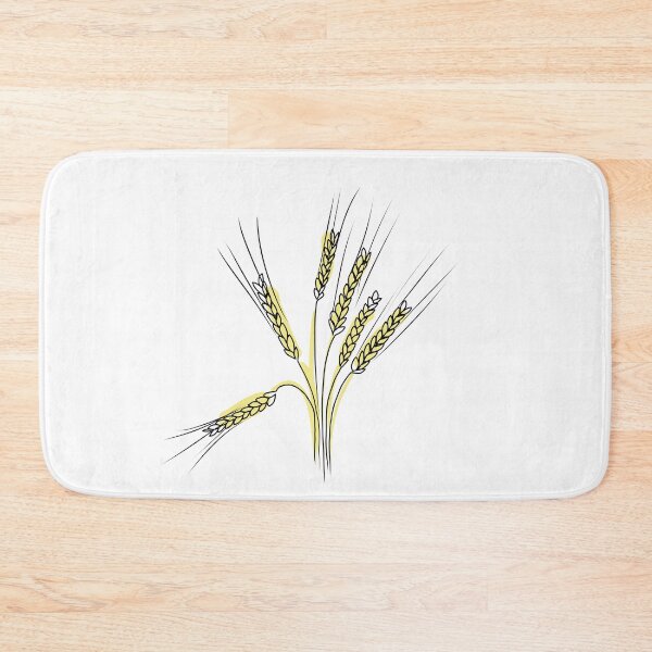 Item preview, Minimalist Wheat Ear designed and sold by anycolorart.