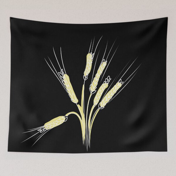 Item preview, Minimalist Wheat Ear designed and sold by anycolorart.