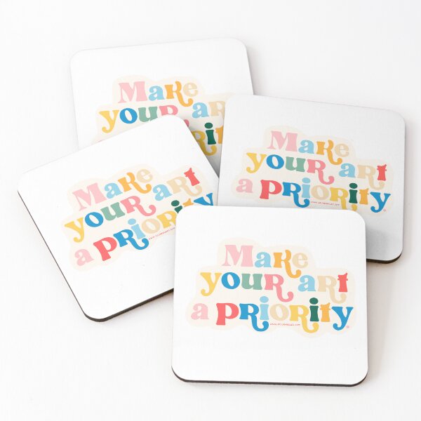 Item preview, Make Your Art A Priority designed and sold by DejaDoodlesArt.