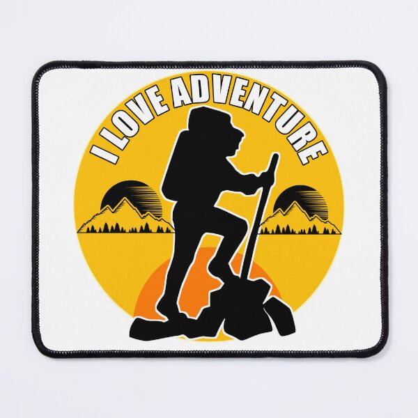 Item preview, I love adventure lover nature mountaineering lover designed and sold by Menariya.