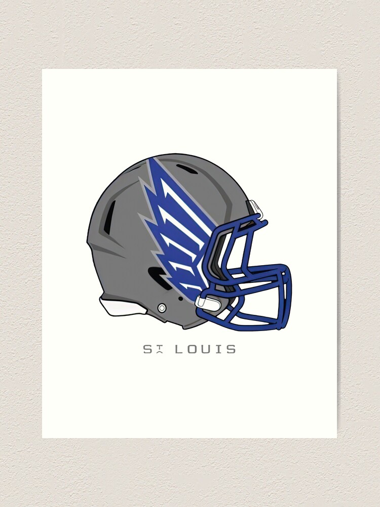 St Louis Battlehawks XFL Full Size Football Helmet Decals