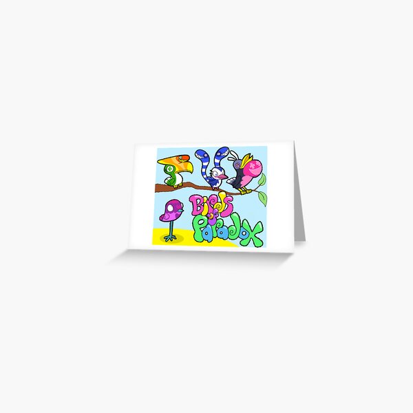 Birds of Paradox Greeting Card