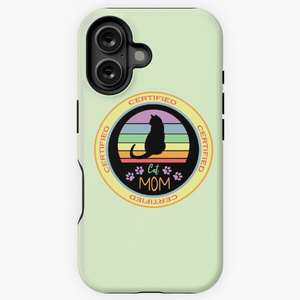 Item preview, Retro Cat Style Proud Cat Mom Print designed and sold by Reindeshi.