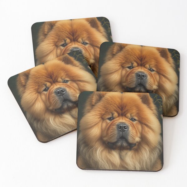 Item preview, Chow Dog Portrait very cute 2 designed and sold by jetaiart.