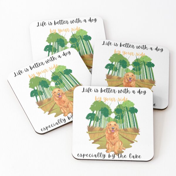 Item preview,  Life is better with a dog by your side, especially by the lake designed and sold by HaaniDesigns77.