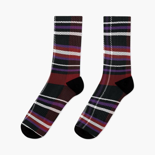Aperçu de l'œuvre Tartan à carreaux noir et rouge créée et vendue par Apkdesigner.
