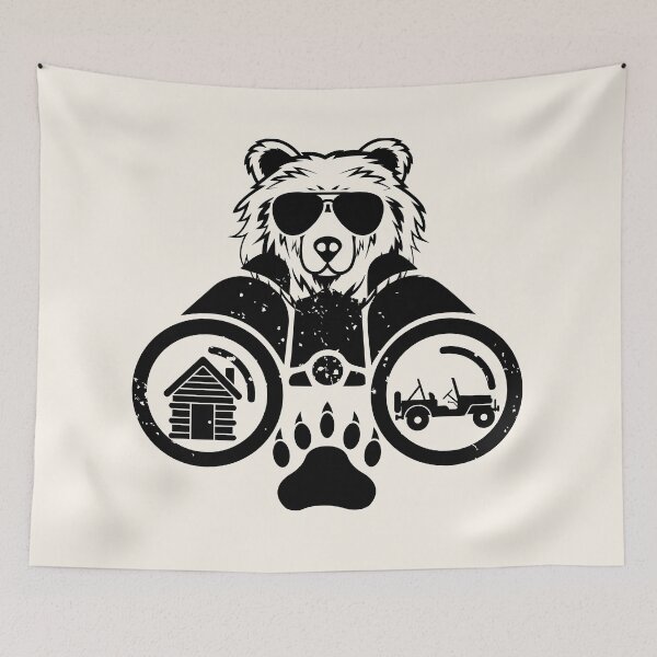 Item preview, Bear With Me (Black) designed and sold by LifeNonchalant.
