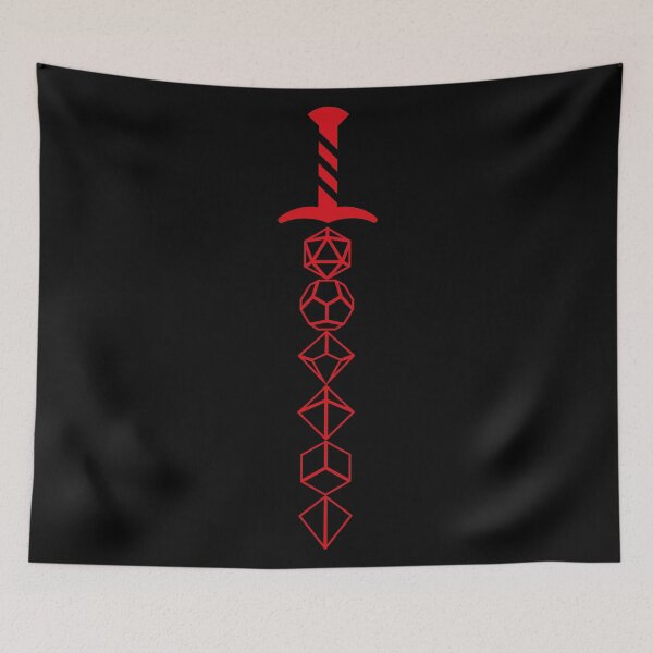 Item preview, Red Dice Sword of the Blood Hunter designed and sold by pixeptional.