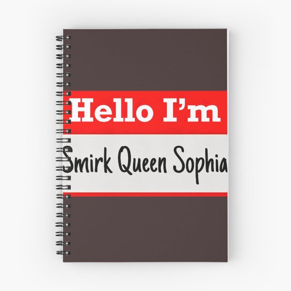 Item preview, Hello I’m “Smirk Queen Sophia” - Name tag designed and sold by SirZeus.
