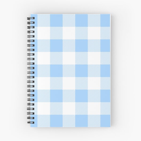 Item preview, Pastel Blue and White Buffalo Plaid Pattern designed and sold by starrylite.