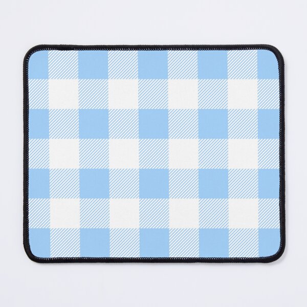 Item preview, Pastel Blue and White Buffalo Plaid Pattern designed and sold by starrylite.