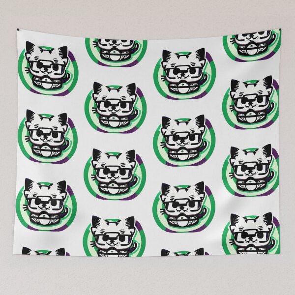 Artikelvorschau, Katze im Sonnenbrille-T - Shirt entworfen und verkauft von AlexArtCollega.