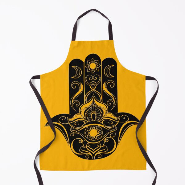 Item preview, Black Contoured Hand Hamsa - Amulet Against the Evil Eye designed and sold by KOTOdesign.