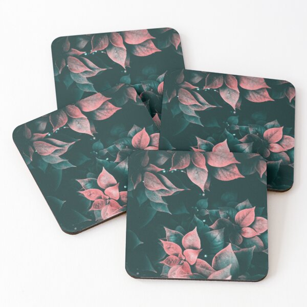 Item preview, Pink and green beautiful leaves  designed and sold by DreamBigShirts.