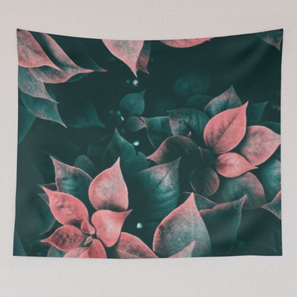 Item preview, Pink and green beautiful leaves  designed and sold by DreamBigShirts.