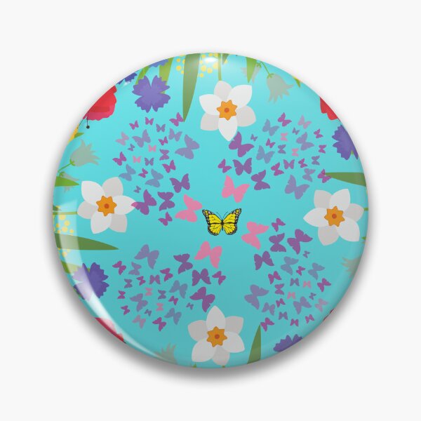 Item preview, Patrón de flores, hojas y mariposas designed and sold by Everyday_wonder .