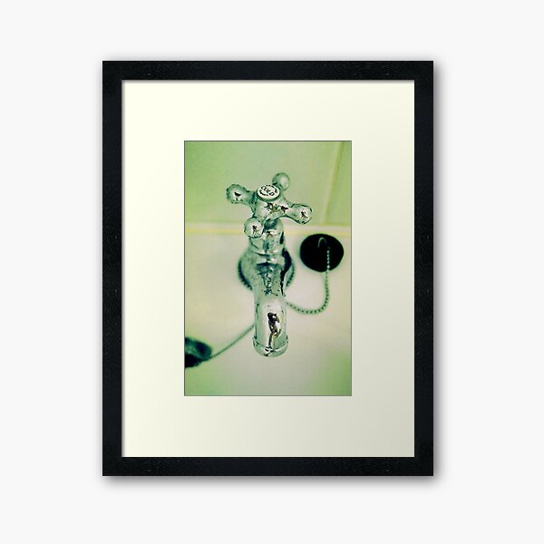 Tapped - Self Portrait Framed Art Print