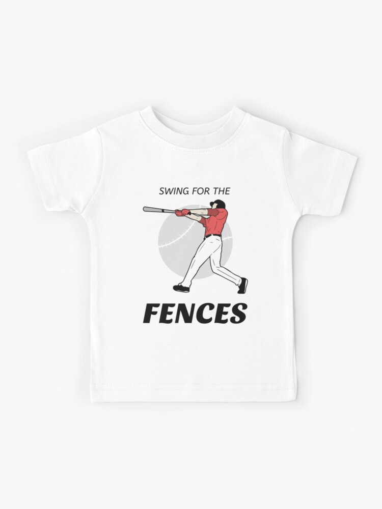 Swing for The Fences Baseball Softball Boy Girl Cute Funny T-Shirt