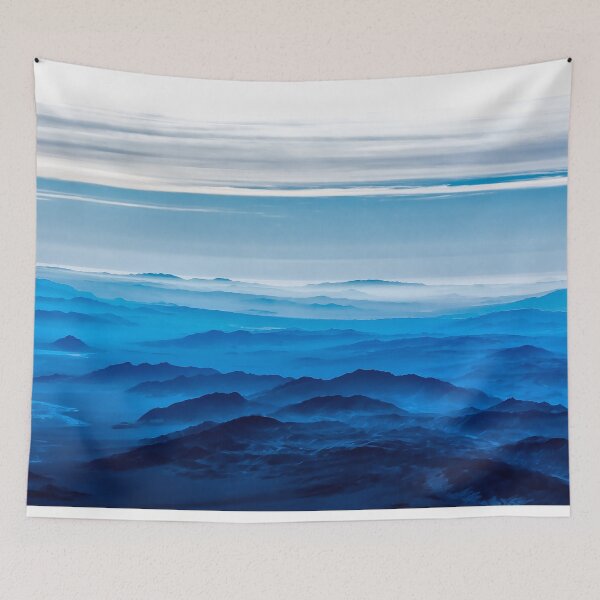 Item preview, Window Seat: Ranges Blue designed and sold by Kristoffer Glenn Pfalmer.