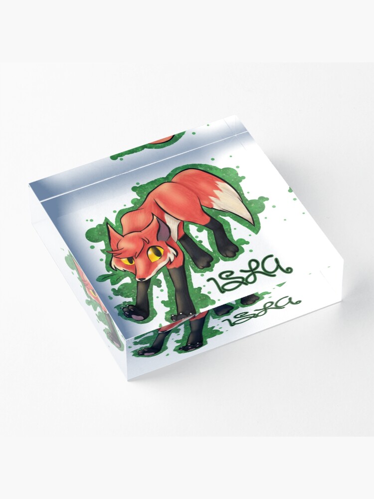 "Foxcraft ISLA" Acrylic Block for Sale by PaulMomotte Redbubble
