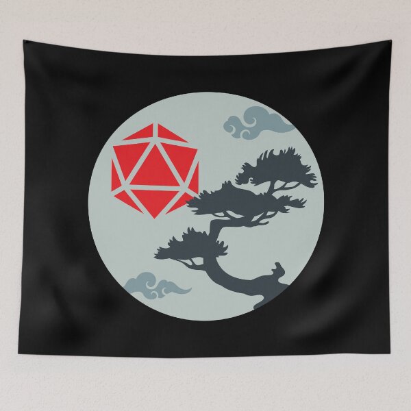 Item preview, Bonsai D20 Dice Sun RPG Landscape designed and sold by pixeptional.
