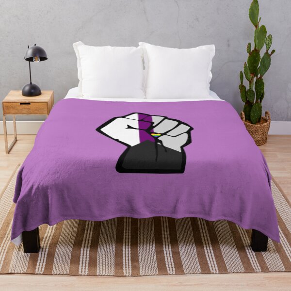 Item preview, Demi Pride Solidarity Fist with Rainbow Heart designed and sold by everything4eva.