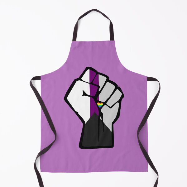 Item preview, Demi Pride Solidarity Fist with Rainbow Heart designed and sold by everything4eva.