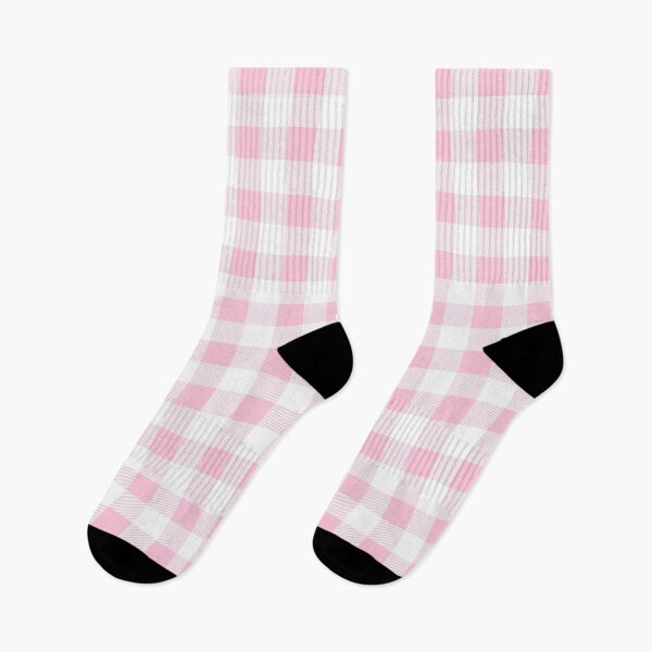Item preview, Pastel Pink and White Buffalo Plaid Pattern designed and sold by starrylite.