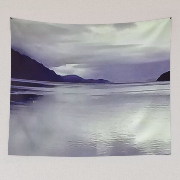Item preview, Vista del río en púrpura designed and sold by neverfaraway.