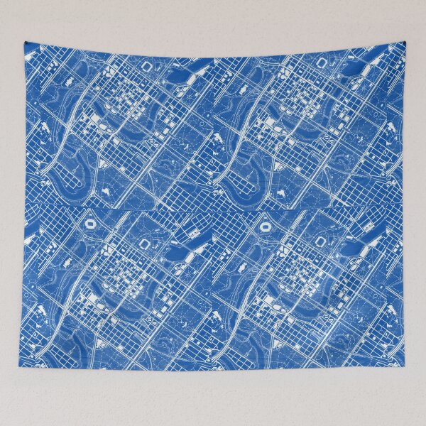 Item preview, The River Turns Blue 3 designed and sold by CarteUnique.