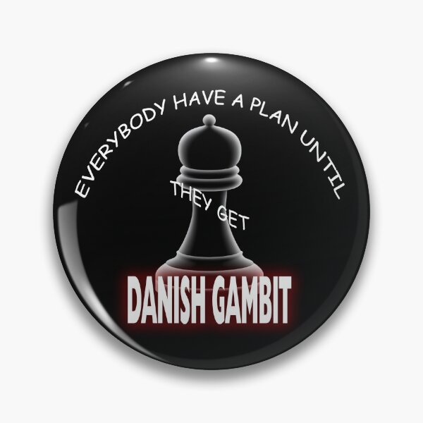 Item preview, Danish gambit, chess, funny designed and sold by SvarunPogani.