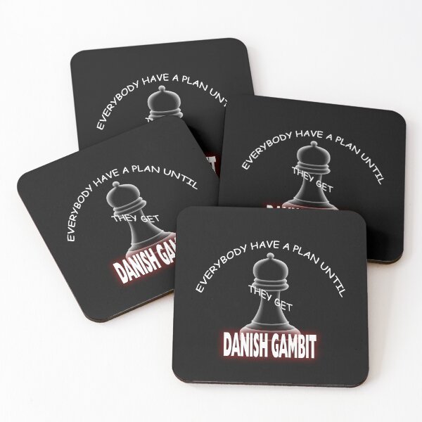 Item preview, Danish gambit, chess, funny designed and sold by SvarunPogani.