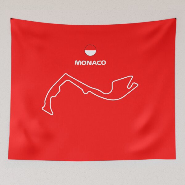Item preview, Monaco Grand Prix Track Map designed and sold by ed-designs.