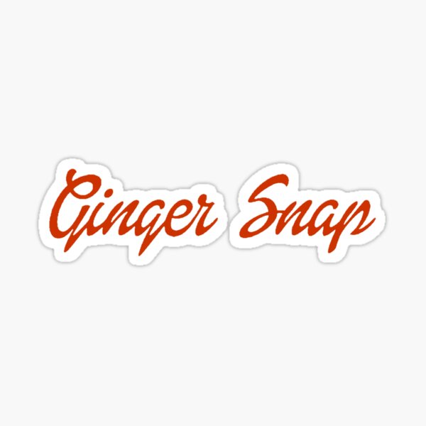 Ginger Snap Sticker