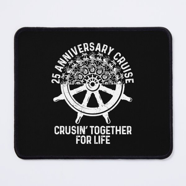 Item preview, 25th Anniversary Cruise Couples Crusin' Together For Life designed and sold by GravitiTees.