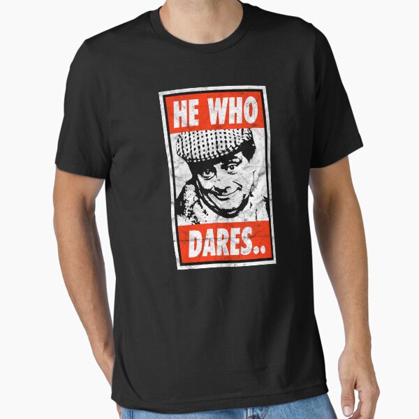 Item preview, He Who Dares Del Boy - Black Distressed Look designed and sold by risible.