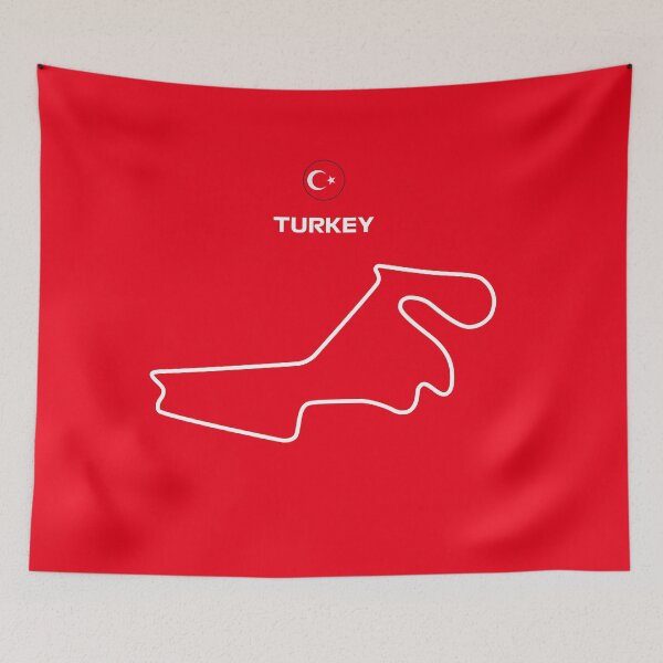 Item preview, Turkey Grand Prix Track Map designed and sold by ed-designs.