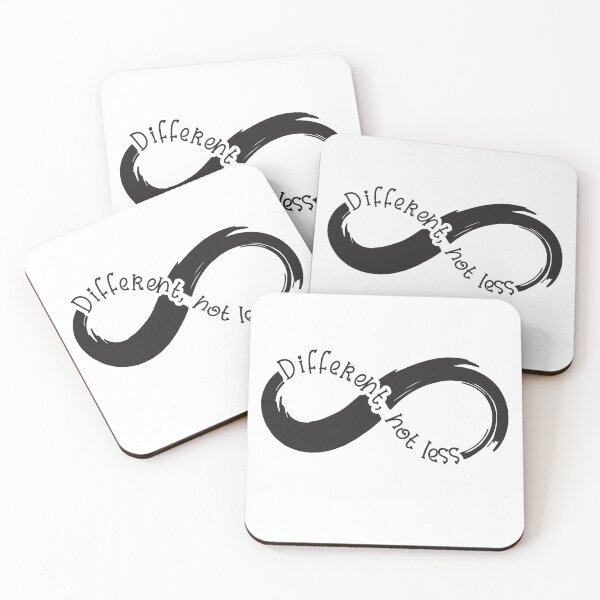 Item preview, Different, Not Less Autism infinity Loop symbol designed and sold by Dolphin Graphic.