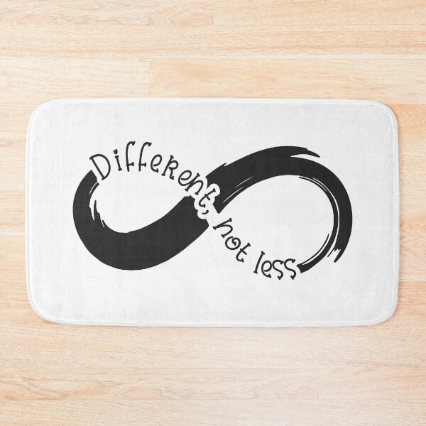 Item preview, Different, Not Less Autism infinity Loop symbol designed and sold by Dolphin Graphic.