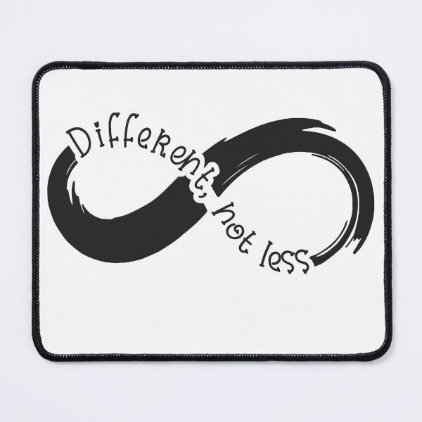 Item preview, Different, Not Less Autism infinity Loop symbol designed and sold by Dolphin Graphic.